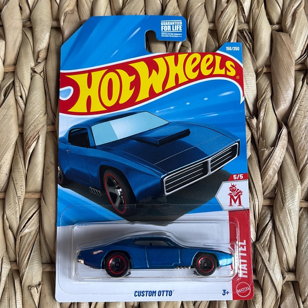 Mattel Hot Wheels Custom Otto Metallic Blue Muscle Car Hotwheeels 2026 New
